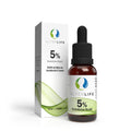 ALTERLIFE 5% CBD Öl (10ml) - Flasche neben der Verpackungsbox