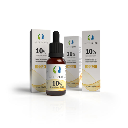 ALTERLIFE Gold 10% CBD Öl - 3er Bundle