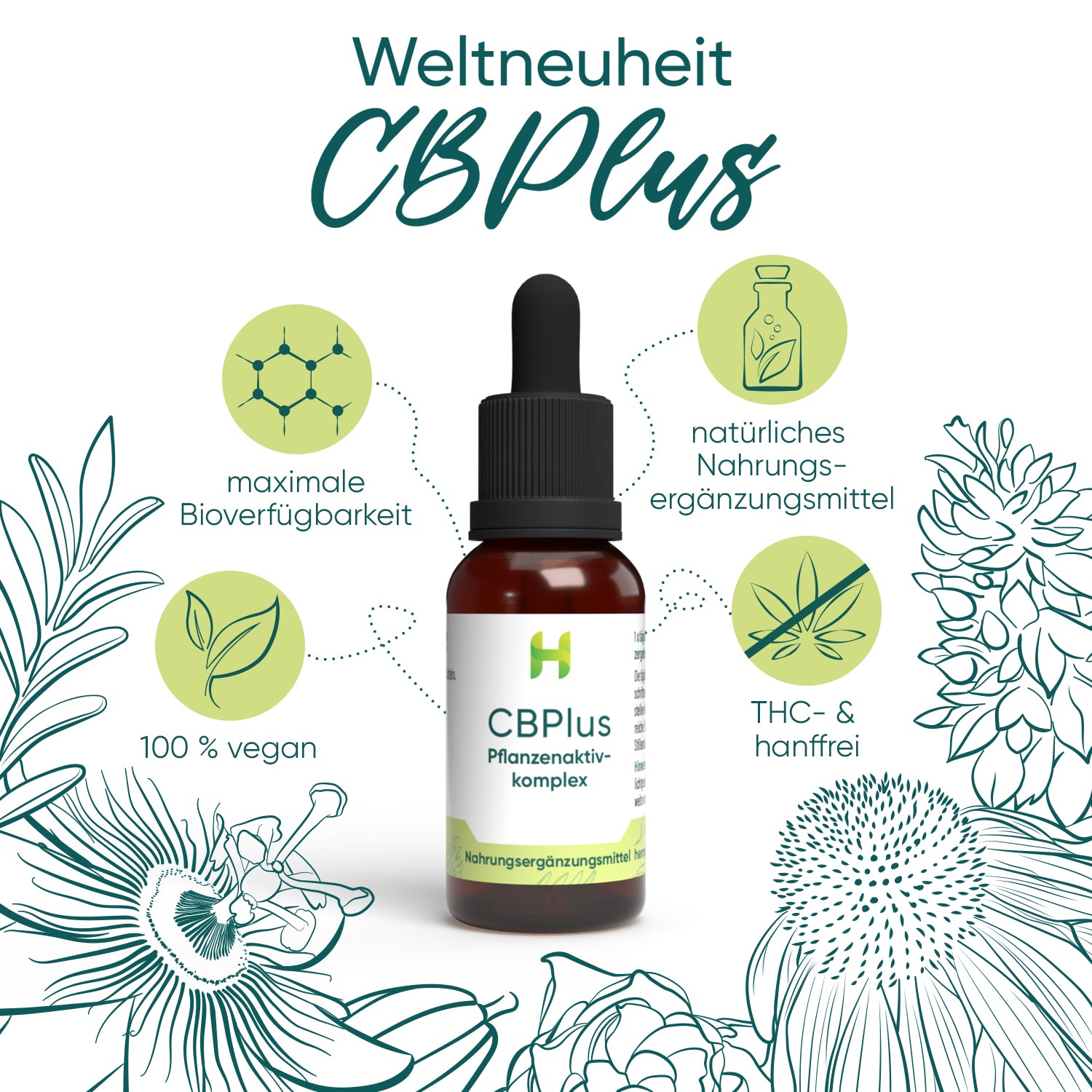 3x CBPlus - 500 mg Pflanzenaktivkomplex