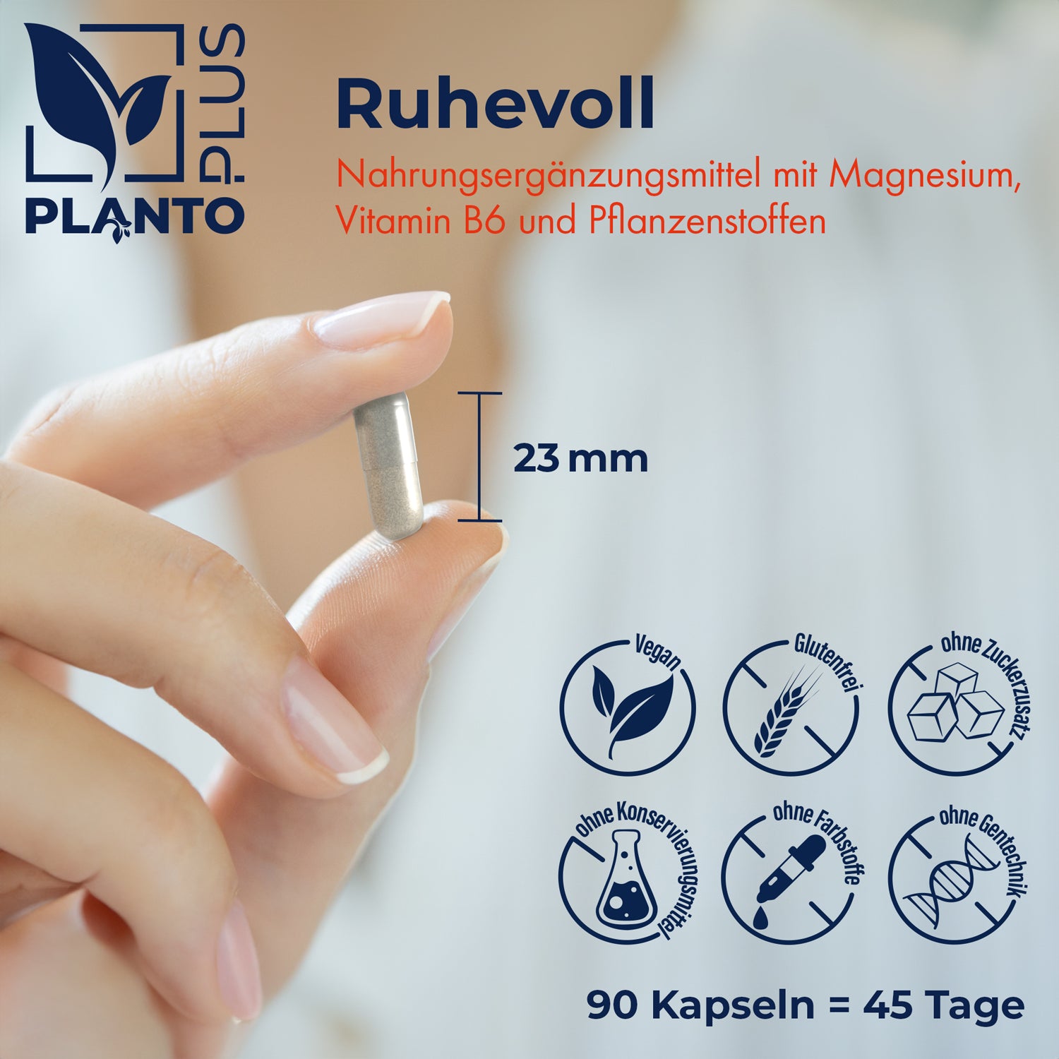 Ruhevoll Kapseln mit Bio-Ashwagandha