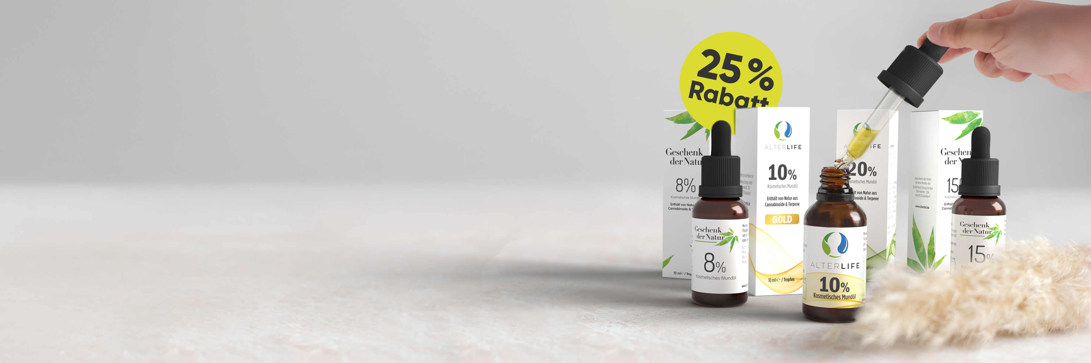 Header-Bild für Bio CBD Öle und Produkte im Hempamed Online-Shop