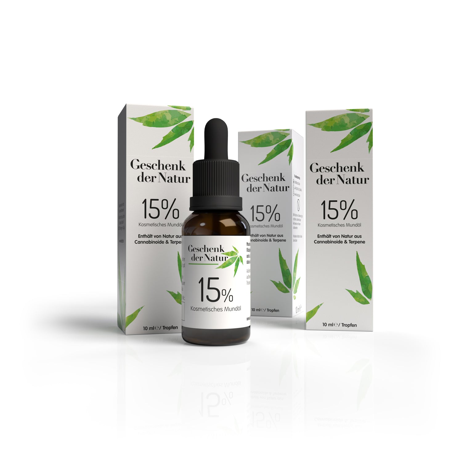 Geschenk der Natur 15% CBD Öl - 3er Bundle