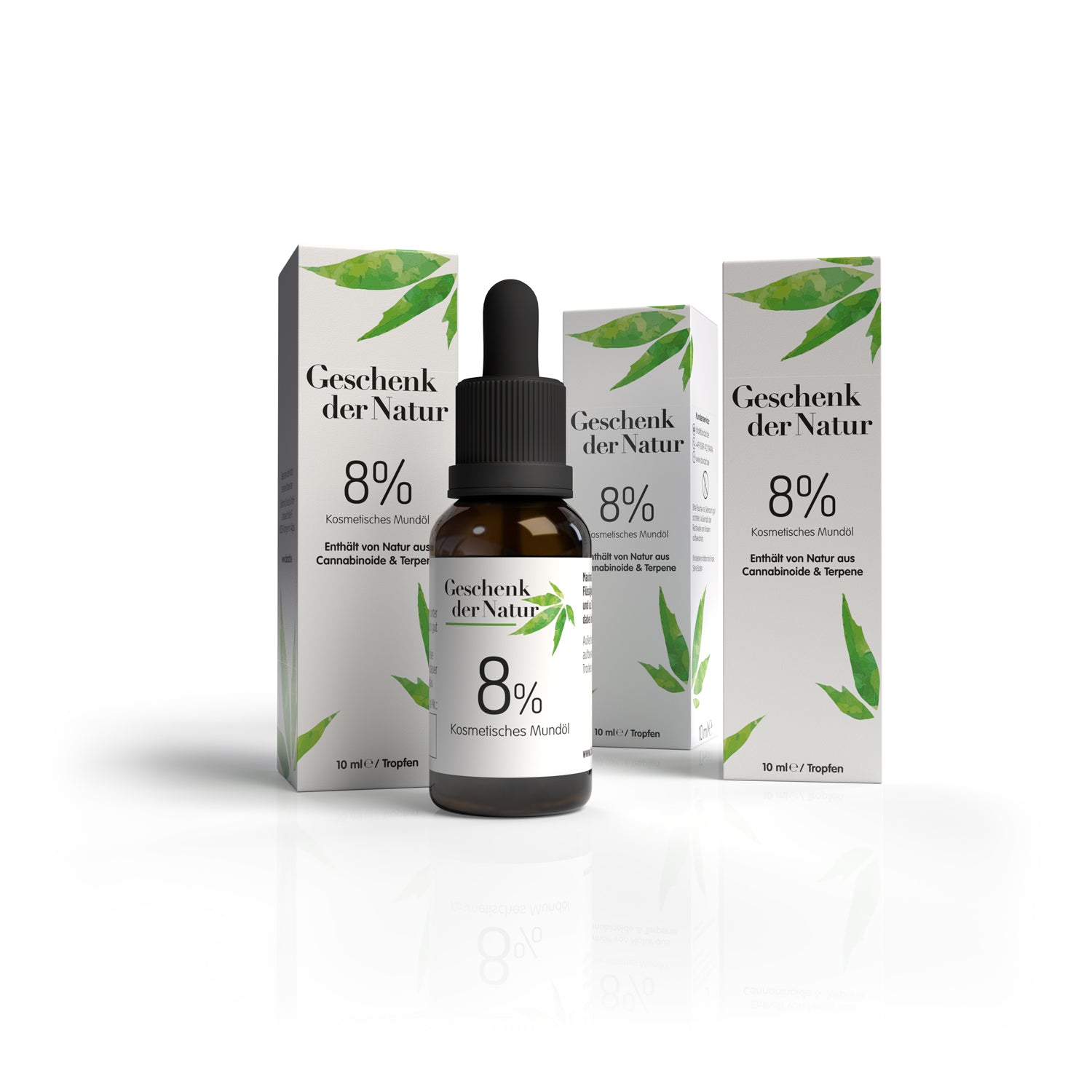 Geschenk der Natur 8% CBD Öl - 3er Bundle