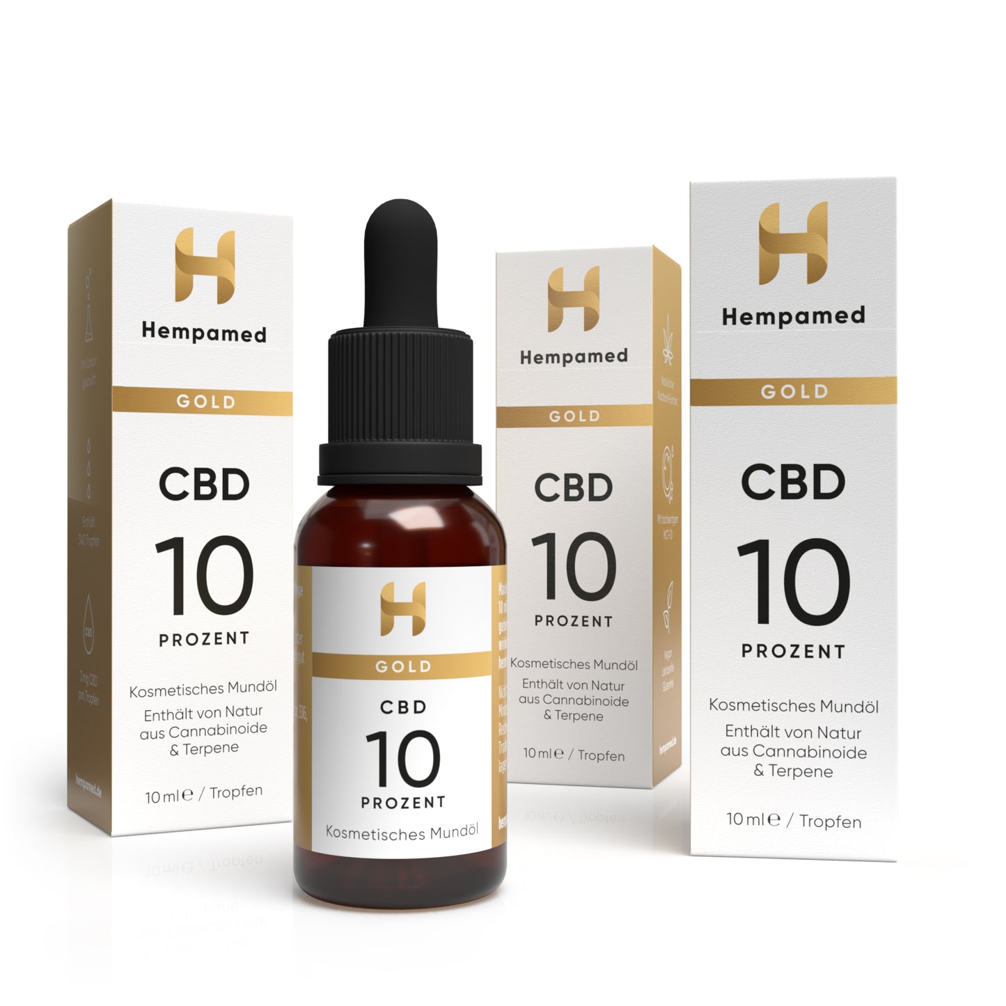 3x Gold CBD Öl 10 %