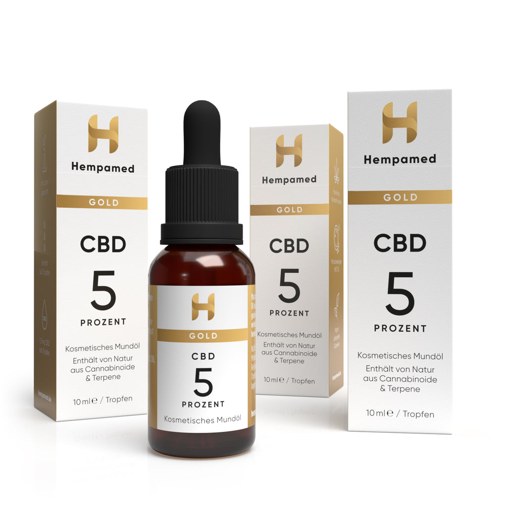 3x Gold CBD Öl 5 %