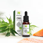Foto: Hanfpflanzen für Hempamed CBD Öl für Katzen mit Lachs, natürliche Inhaltsstoffe im Fokus.