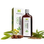 Hanfpflanzen für Hempamed CBD Pflegeöl, natürliche Basis des Produkts.