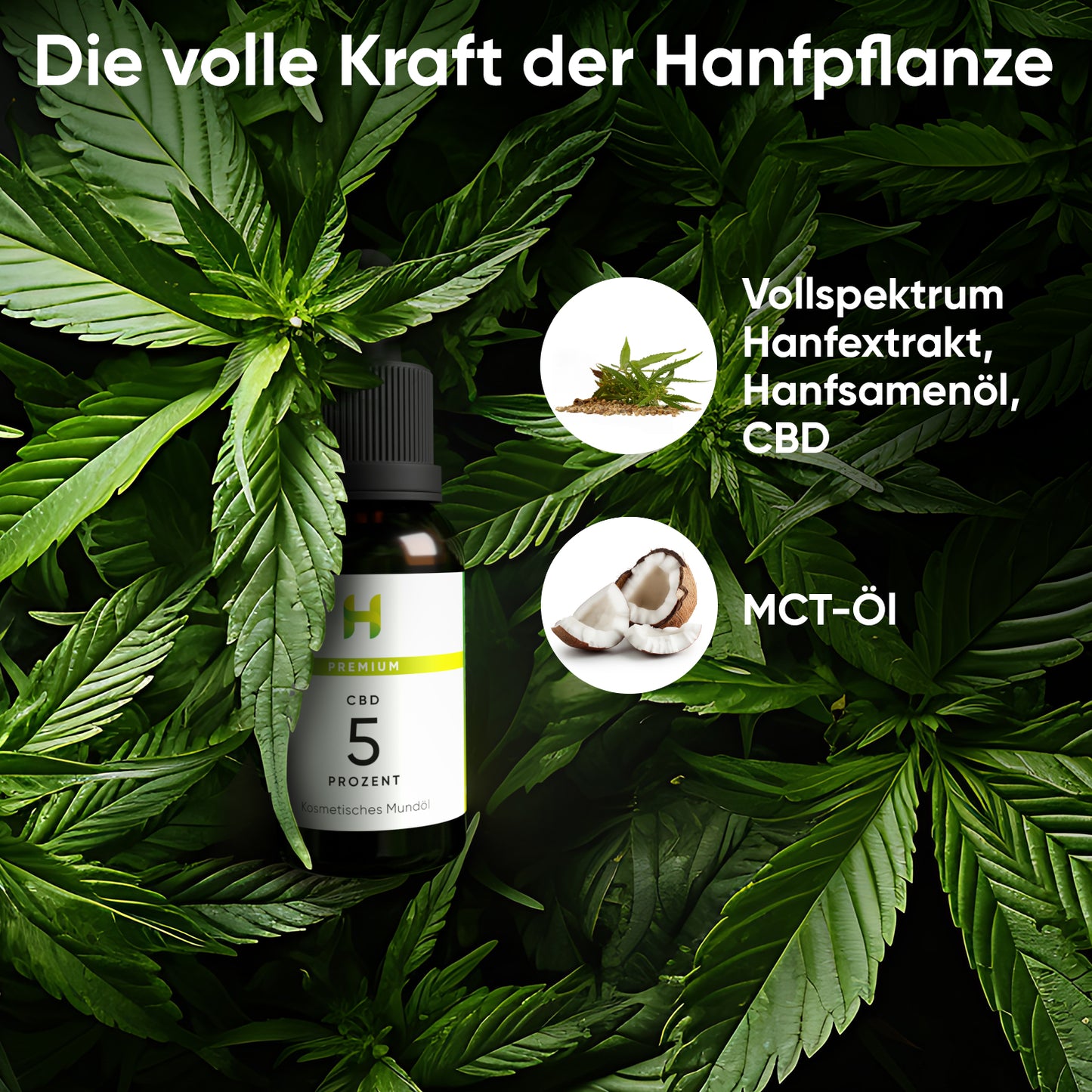 Premium CBD Öl 5 % (30 ml)