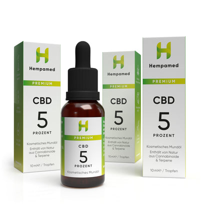 3x Premium CBD Öl 5 %