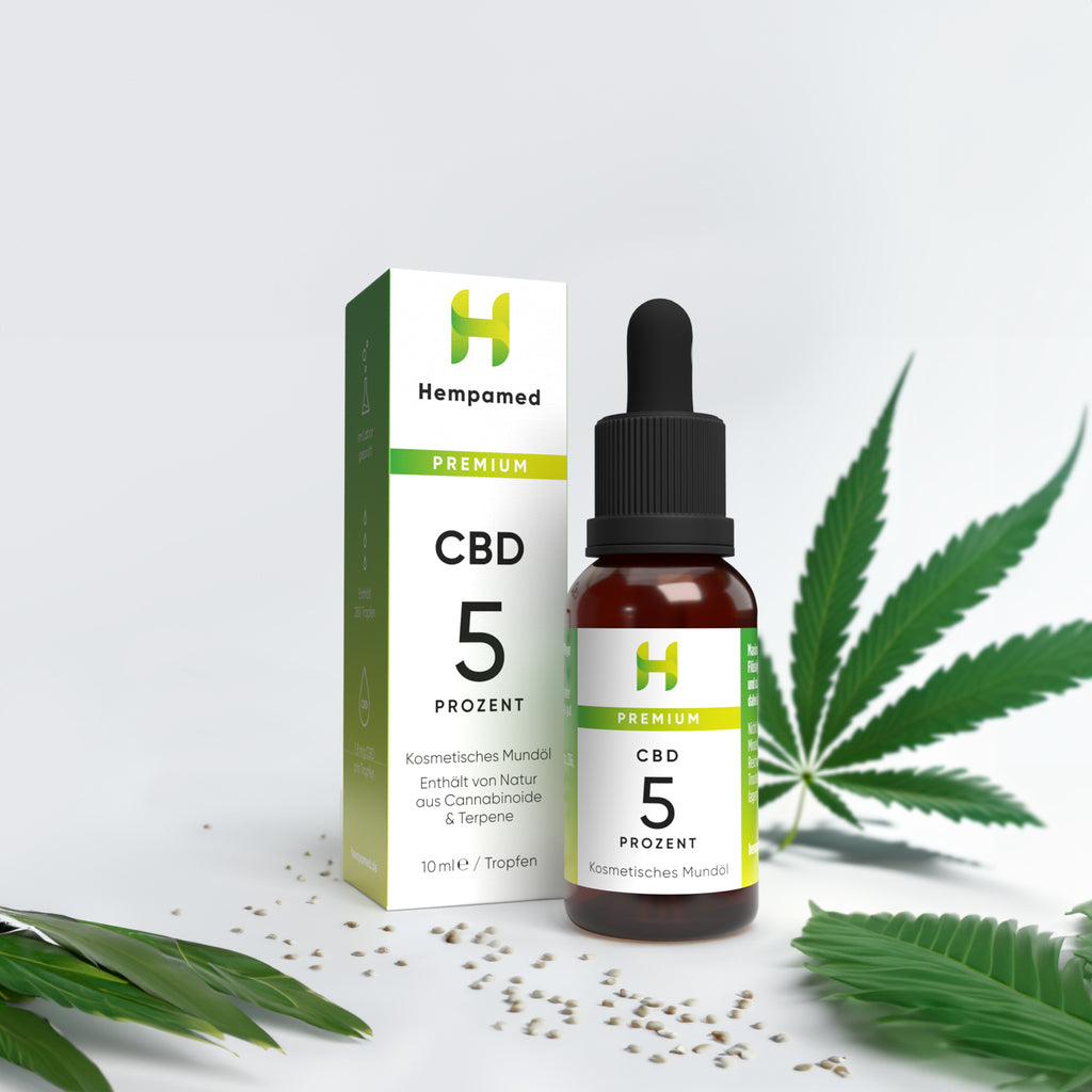 Hanfpflanzen für Hempamed Premium CBD Öl 5%, natürliche Inhaltsstoffe im Detail.